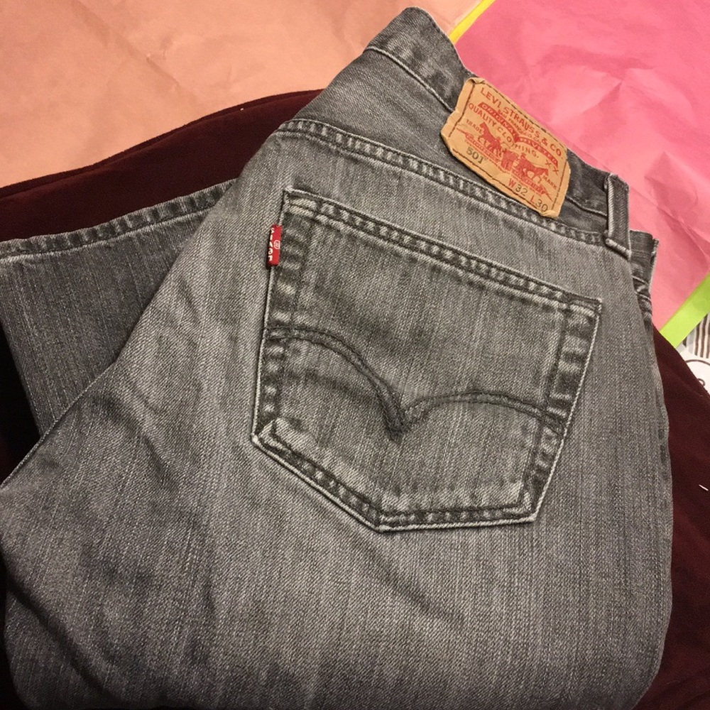 501 Levi’s Black washed Jeans. Size 32 - Picture 6 of 8